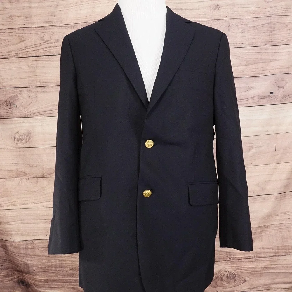 Brooks Brothers Blazer 39R Wool Loro Piana Italy Sport Coat Jacket Brooksease